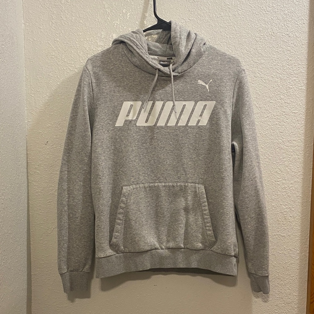 PUMA Men's Heather Gray Hoodie